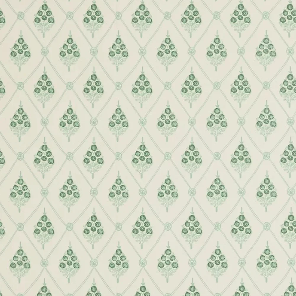 Annika Reed Agra Wallpaper in Jade